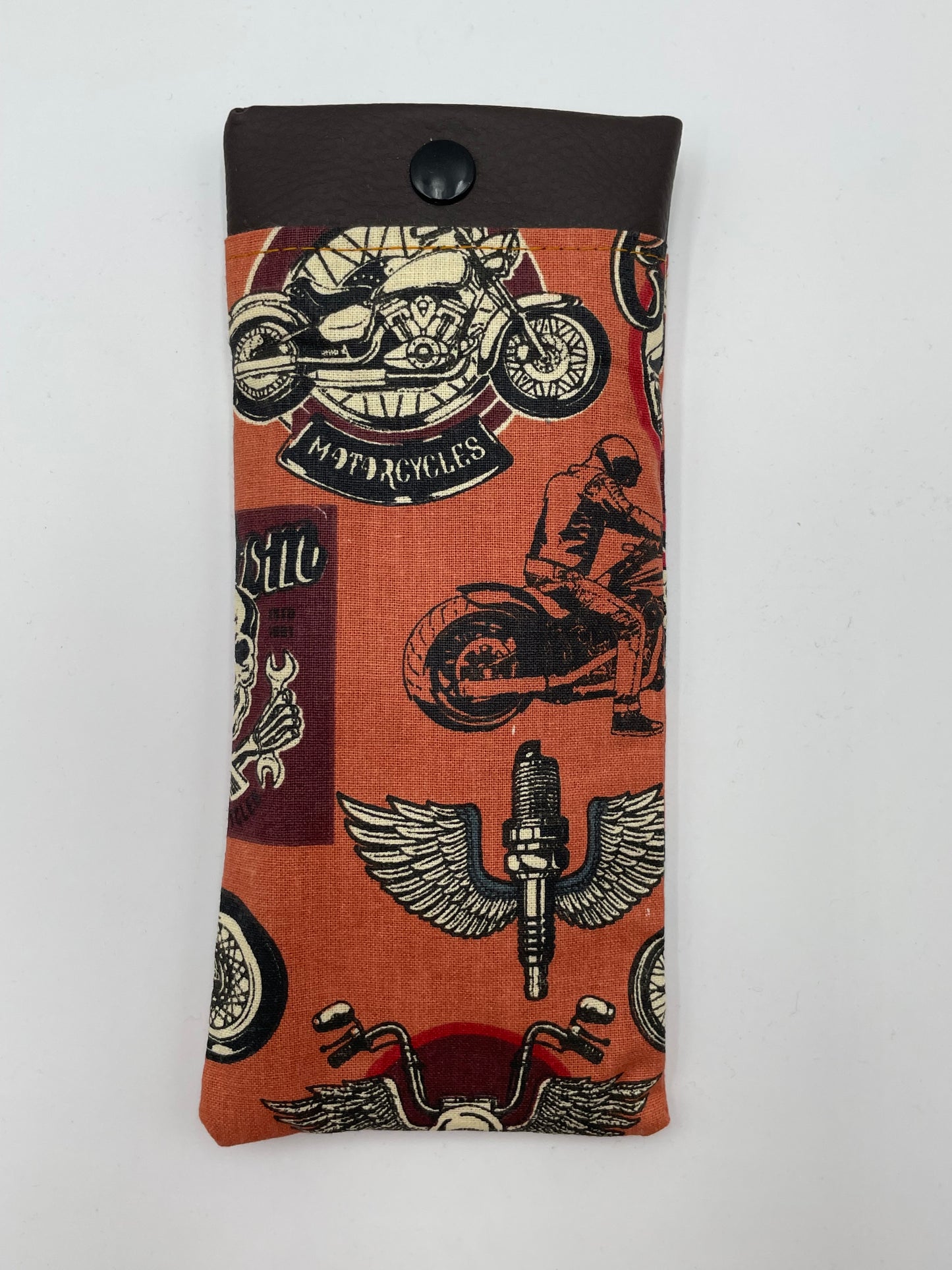 Etui à lunettes - Biker et Marron