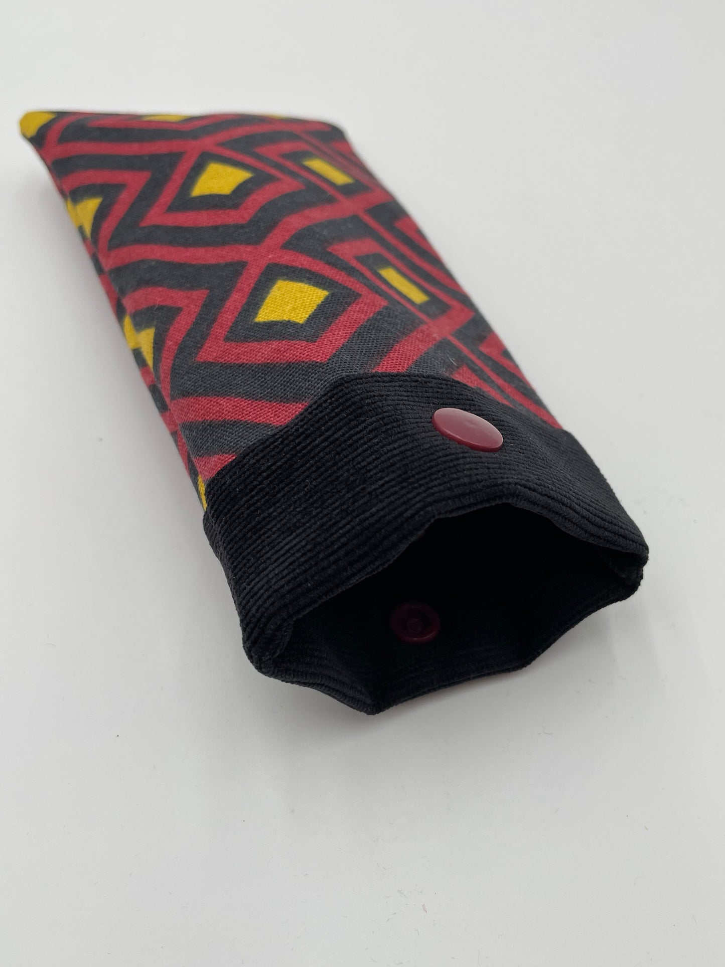 Etui à lunettes - Motifs ethniques et Velours noir