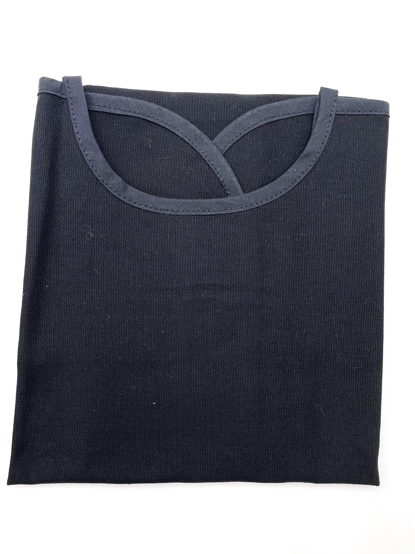 Serviette à crustacés - Crabe sur fond noir, Biais noir