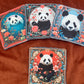 Lot de lingettes - Panda Gris 2