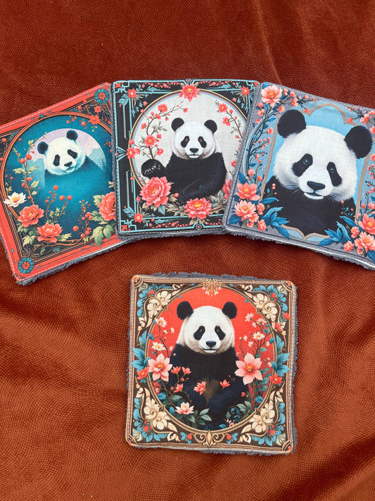 Lot de lingettes - Panda Gris 2