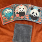 Lot de lingettes - Panda Gris 2
