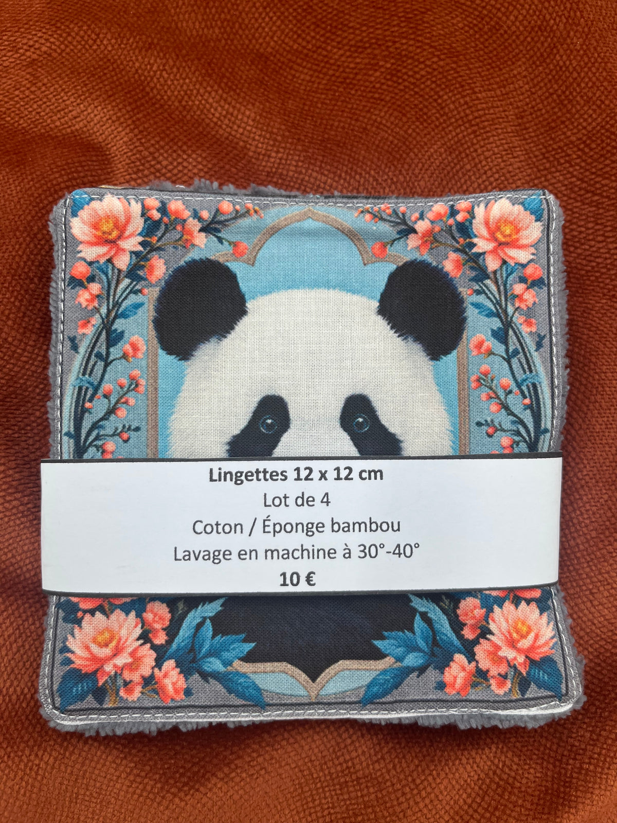 Lot de lingettes - Panda Gris 2