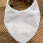 Bavoir Bandana - Fraises Blanc