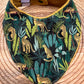 Bavoir Bandana - Jungle Moutarde