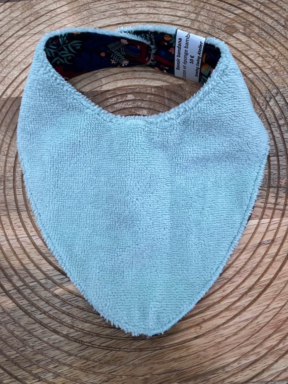 Bavoir Bandana - Animaux Menthe