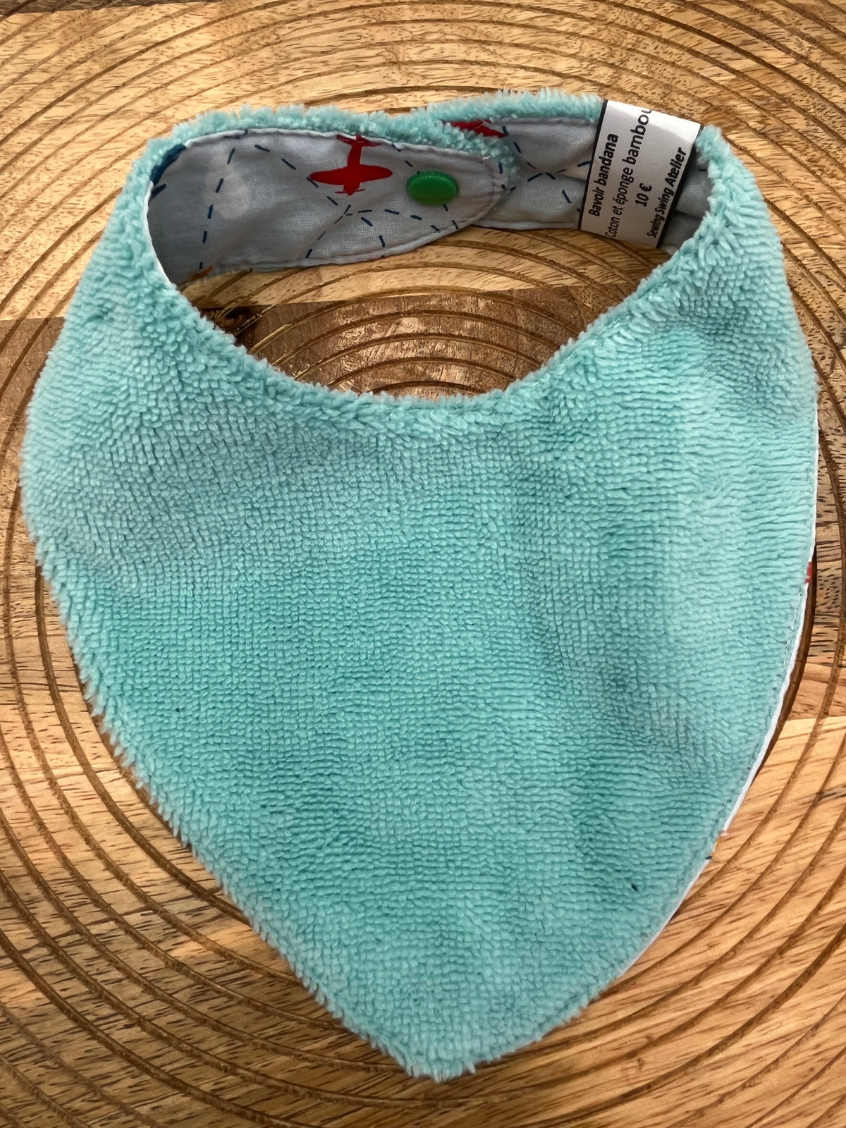 Bavoir Bandana - Avions Menthe