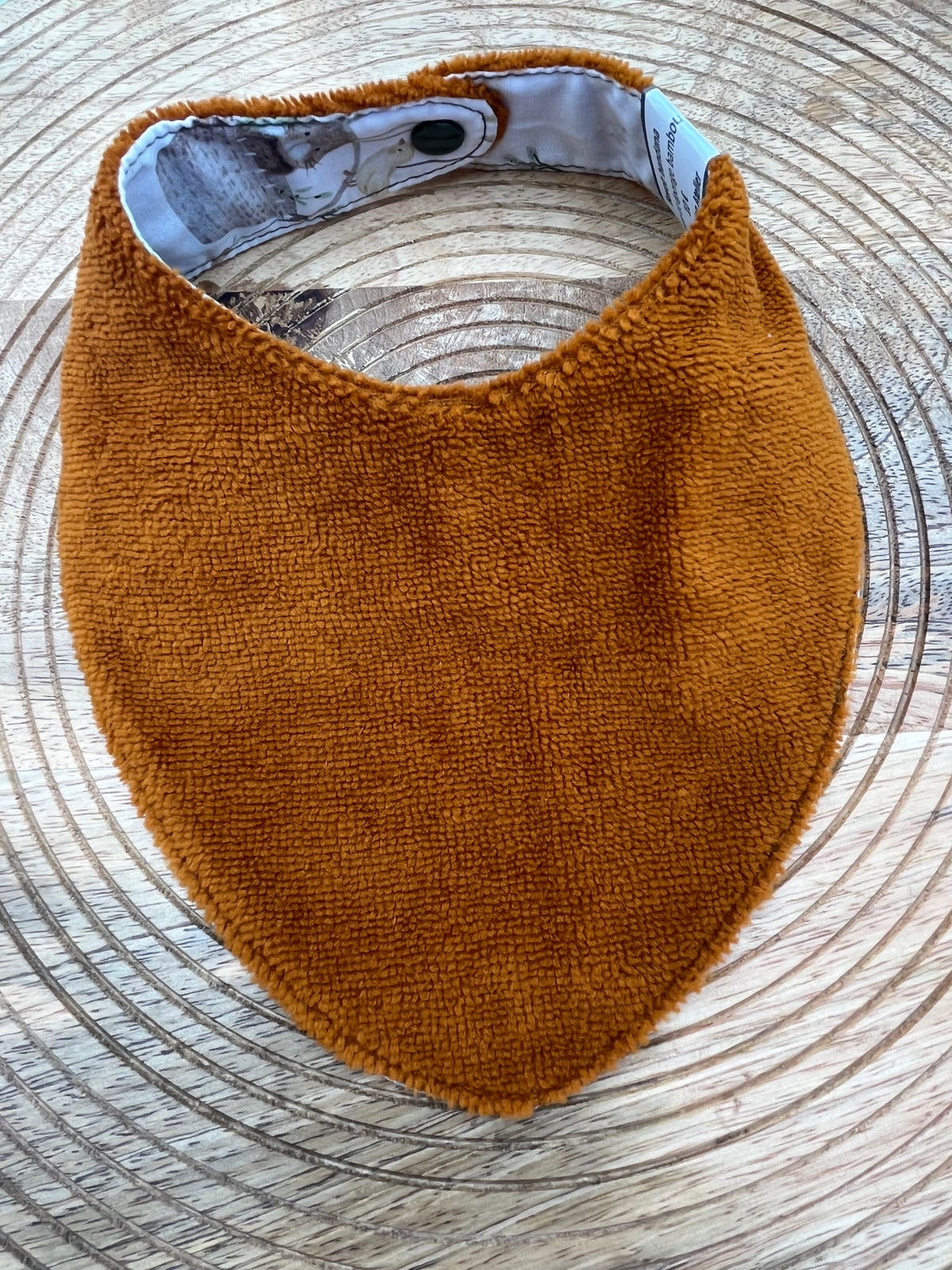 Bavoir Bandana - Lapin Caramel