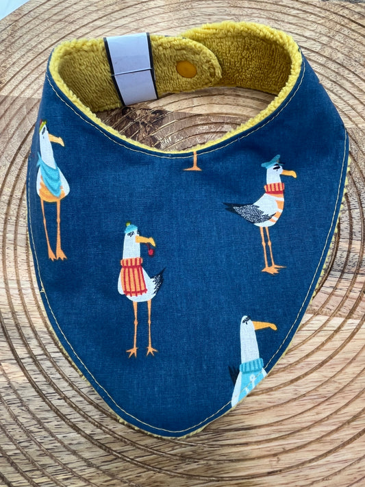 Bavoir Bandana - Goéland Jaune