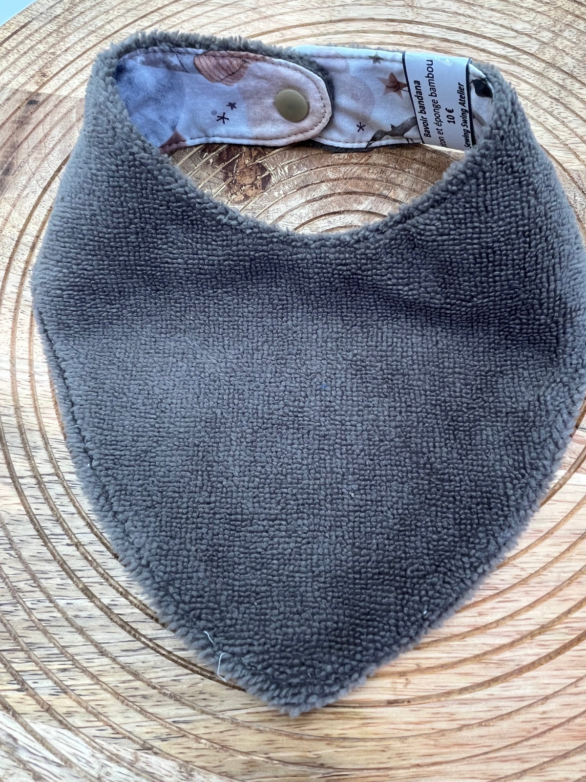 Bavoir Bandana - Ours Marron