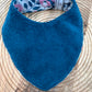 Bavoir Bandana - Fleurs Paon