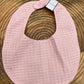 Bavoir rond - Hiboux Rose