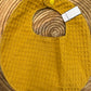 Bavoir rond - Vichy Citrons Moutarde