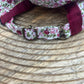 Casquette adulte - Roses et Bordeaux