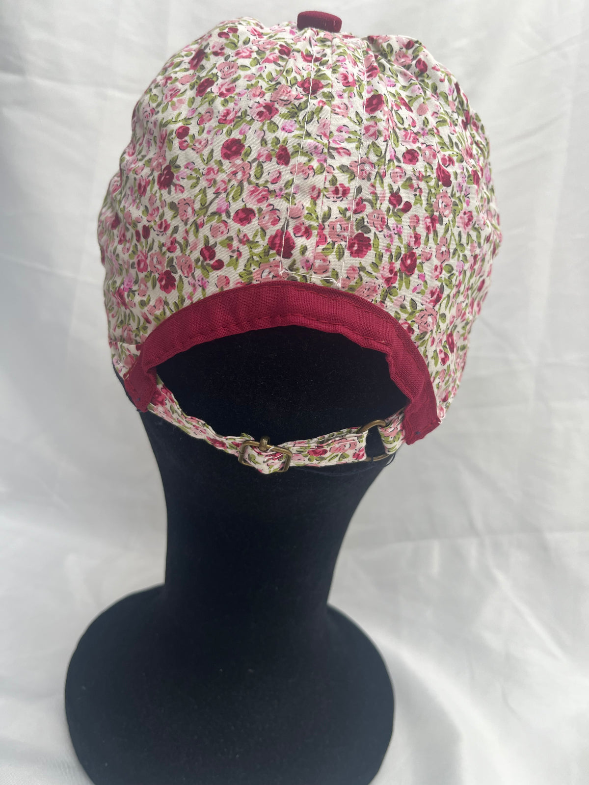Casquette adulte - Roses et Bordeaux