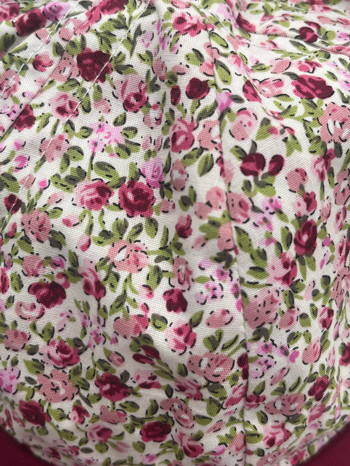 Casquette adulte - Roses et Bordeaux