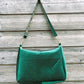 Sac à l'épaule - Velours à Chevrons Vert