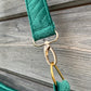 Sac à l'épaule - Velours à Chevrons Vert