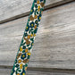 Sac à l'épaule - Velours à Chevrons Vert