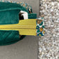Sac à l'épaule - Velours à Chevrons Vert