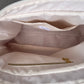 Sac à l'épaule - Velours à Chevrons Fuchsia