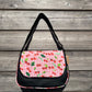 Grand sac à main - Cerises et Simili Noir
