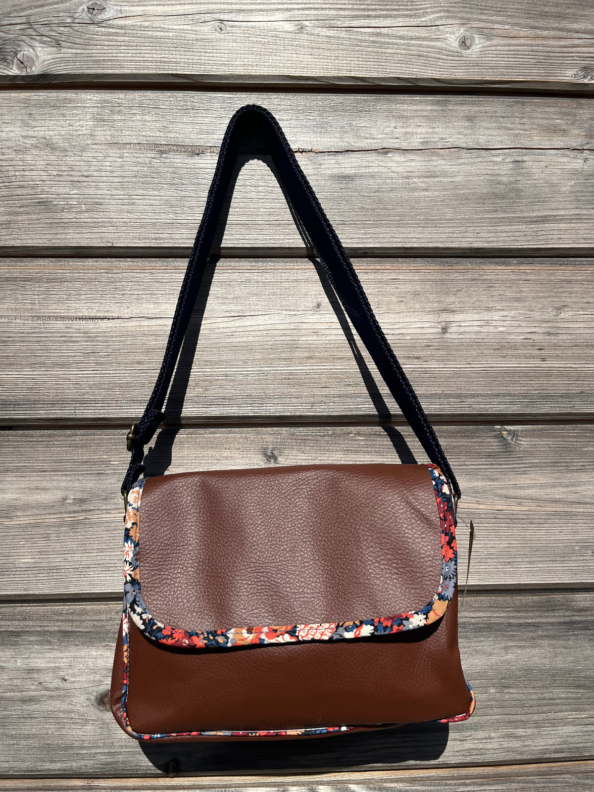 Sac à main en similicuir - Marron