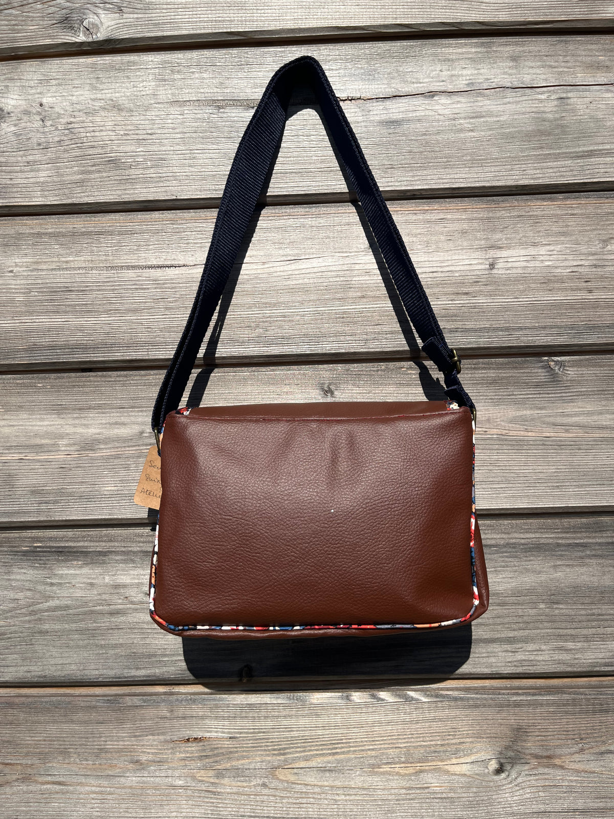 Sac à main en similicuir - Marron