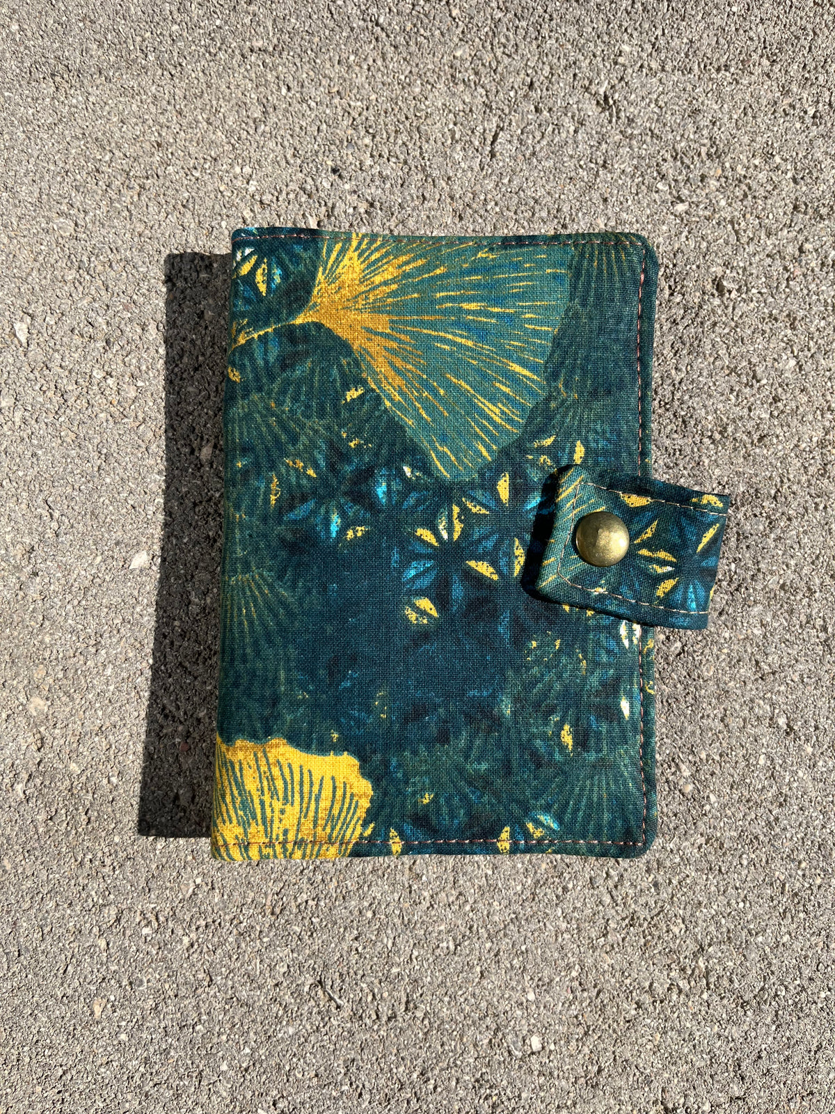 Portefeuille classique - Vert et Moutarde