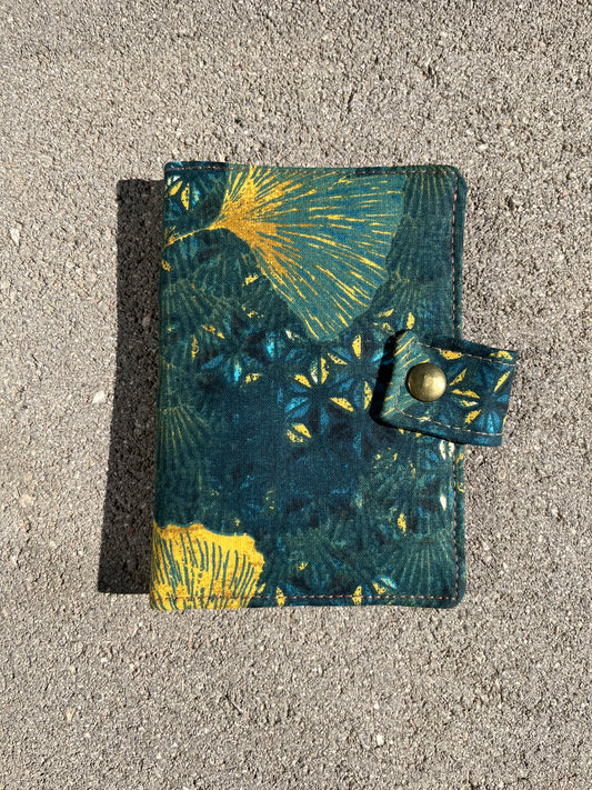 Portefeuille classique - Vert et Moutarde