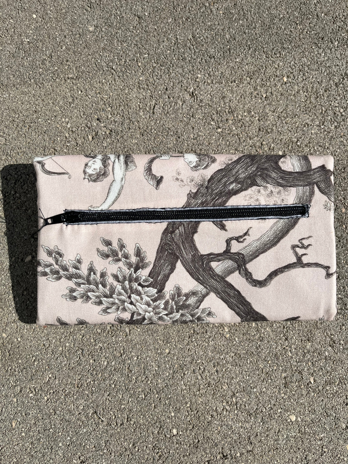 Portefeuille long - Jouy Rose et Noir
