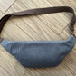Sac banane adulte - Confettis Bleus Velours