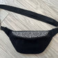 Sac banane adulte - Fleurs NB Velours