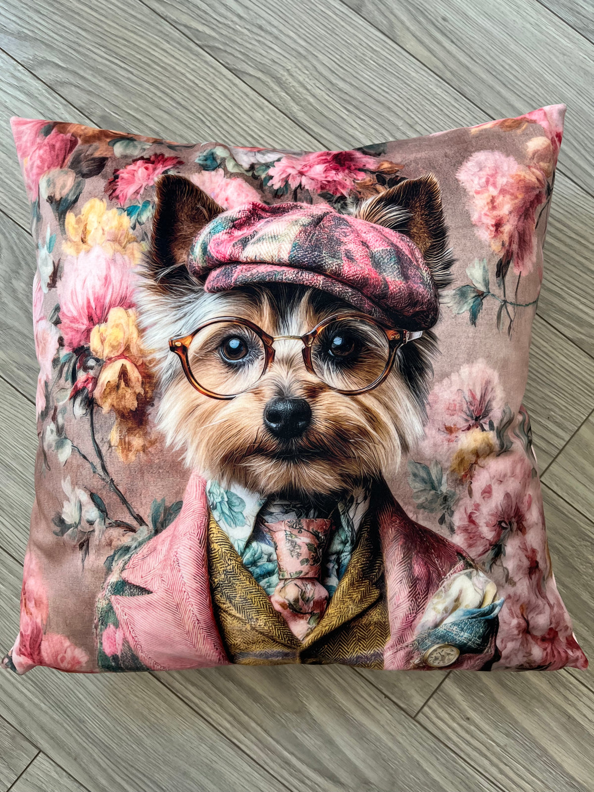 Housse de coussin - York Simili Rose
