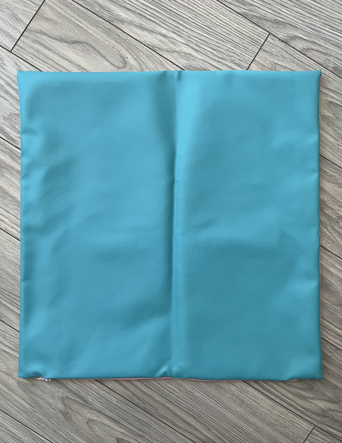 Housse de coussin - Zèbre Simili Turquoise