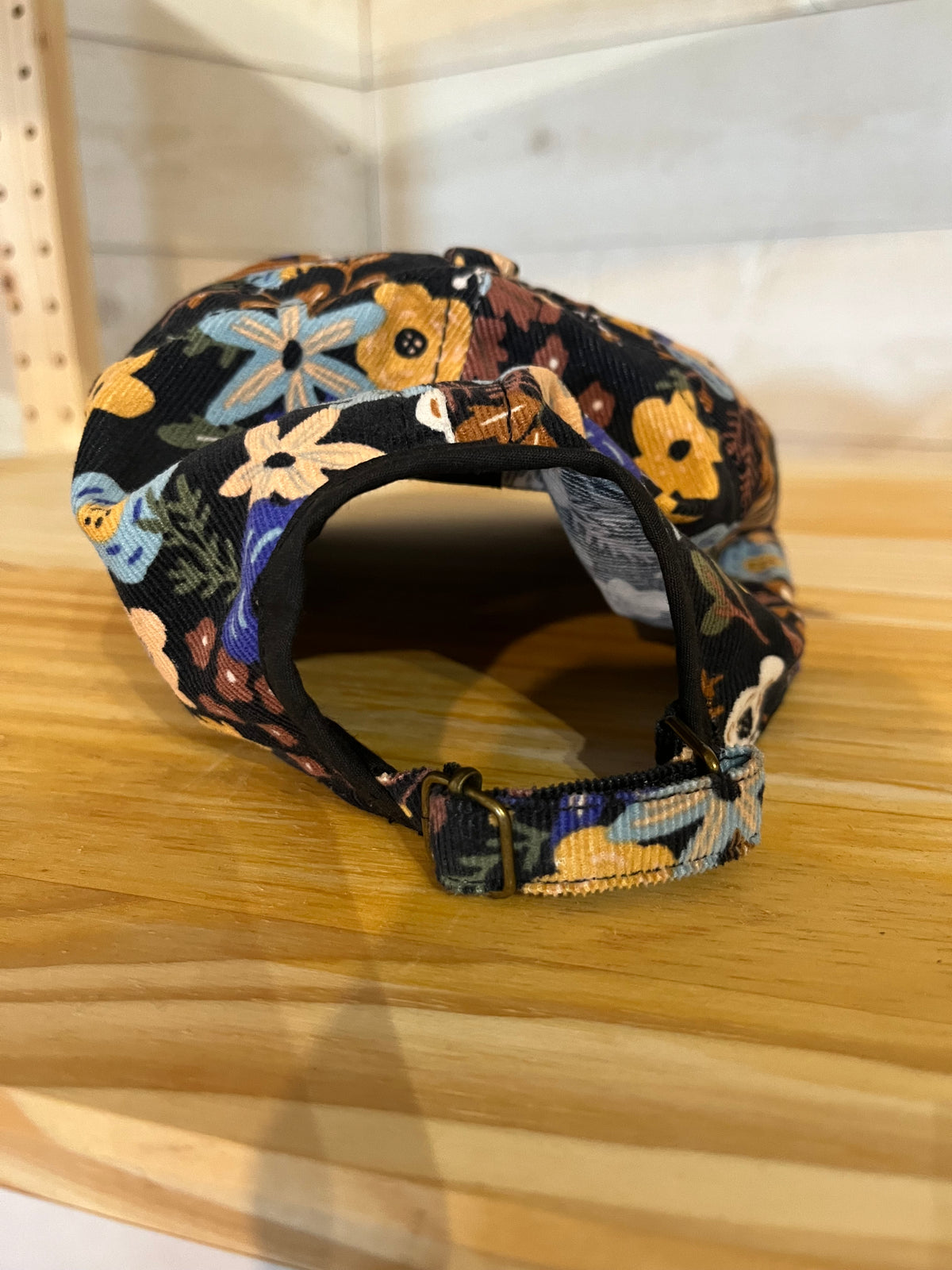 Casquette adulte - Velours fleuri