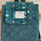 Sac à dos enfant - Eventails bleus et Velours bleu