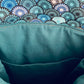 Sac à dos enfant - Eventails bleus et Velours bleu