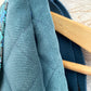 Sac à dos enfant - Eventails bleus et Velours bleu