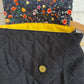 Sac à dos enfant - Fleurs et Velours noir