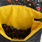 Sac à dos enfant - Fleurs et Velours noir