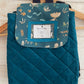Sac à dos enfant - Animaux marins et Velours bleu