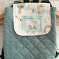 Sac à dos enfant - Avions et Velours menthe