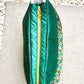 Sac à l'épaule - Velours à Chevrons Vert