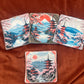 Lot de lingettes - Japon Gris 2