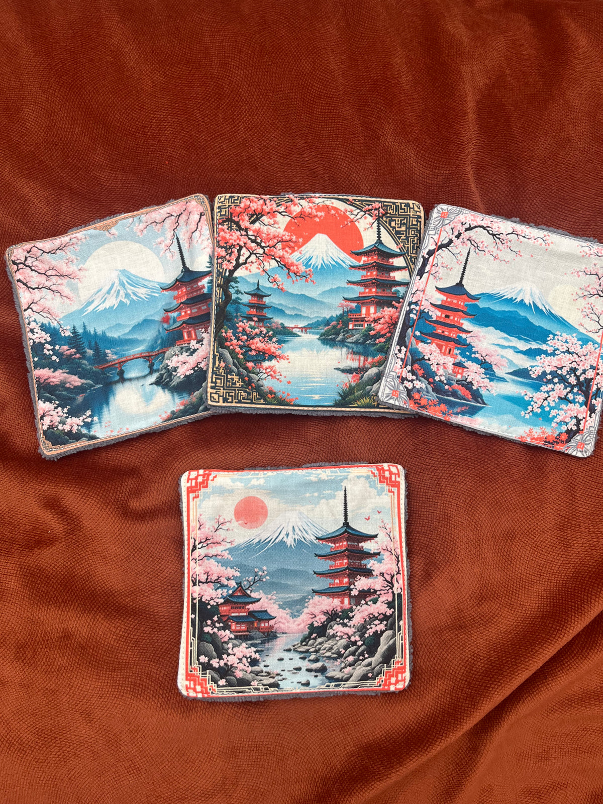 Lot de lingettes - Japon Gris 2