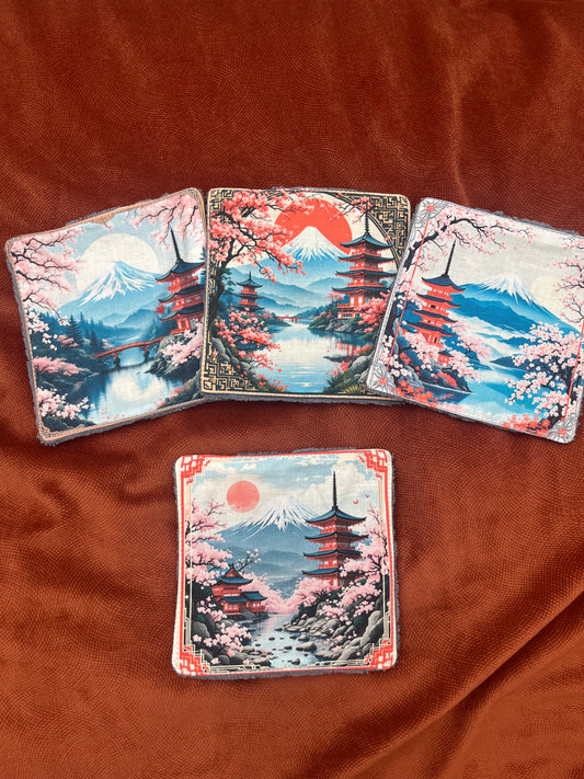 Lot de lingettes - Japon Gris 2