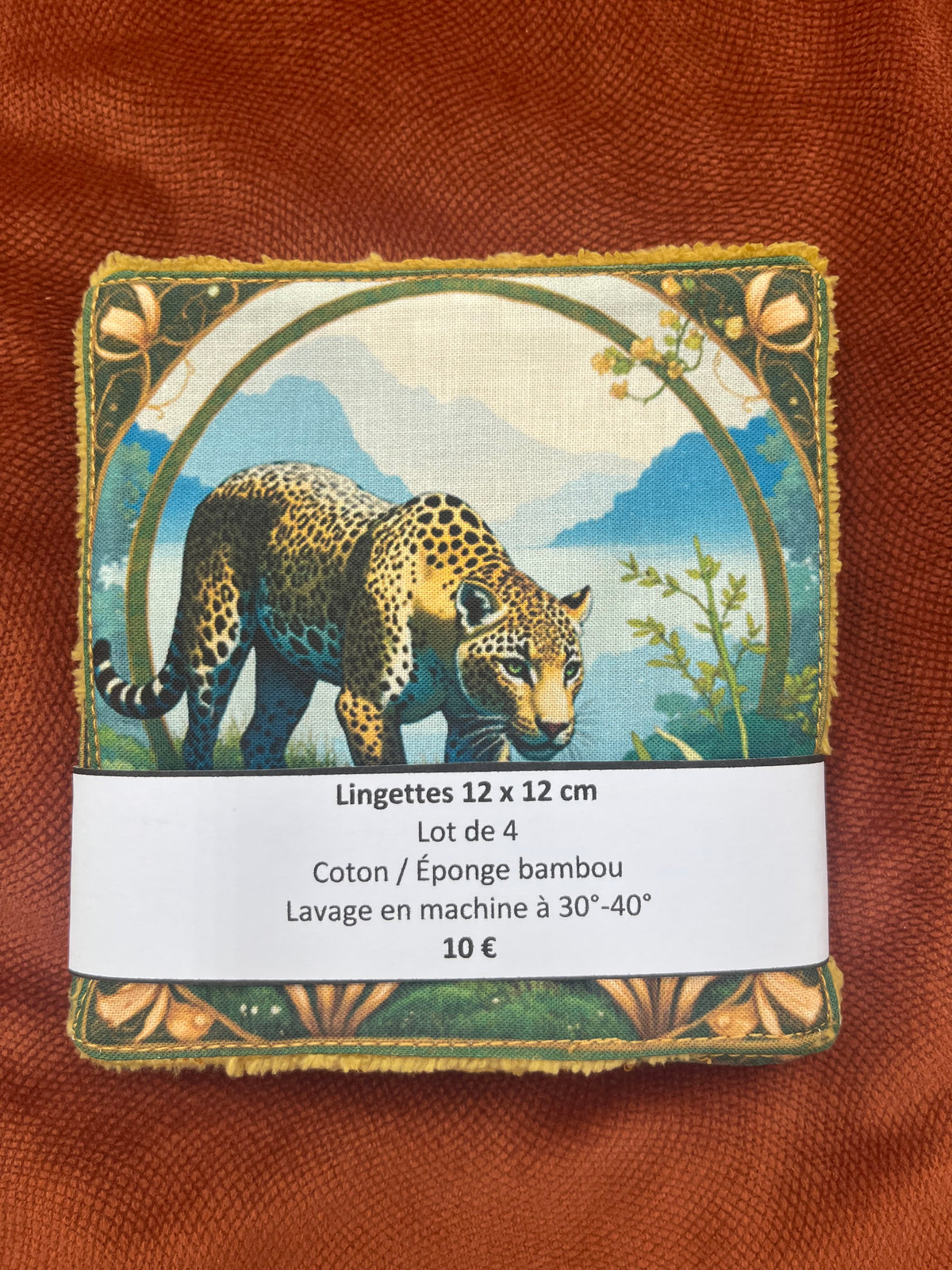 Lot de lingettes - Léopard Jaune 4