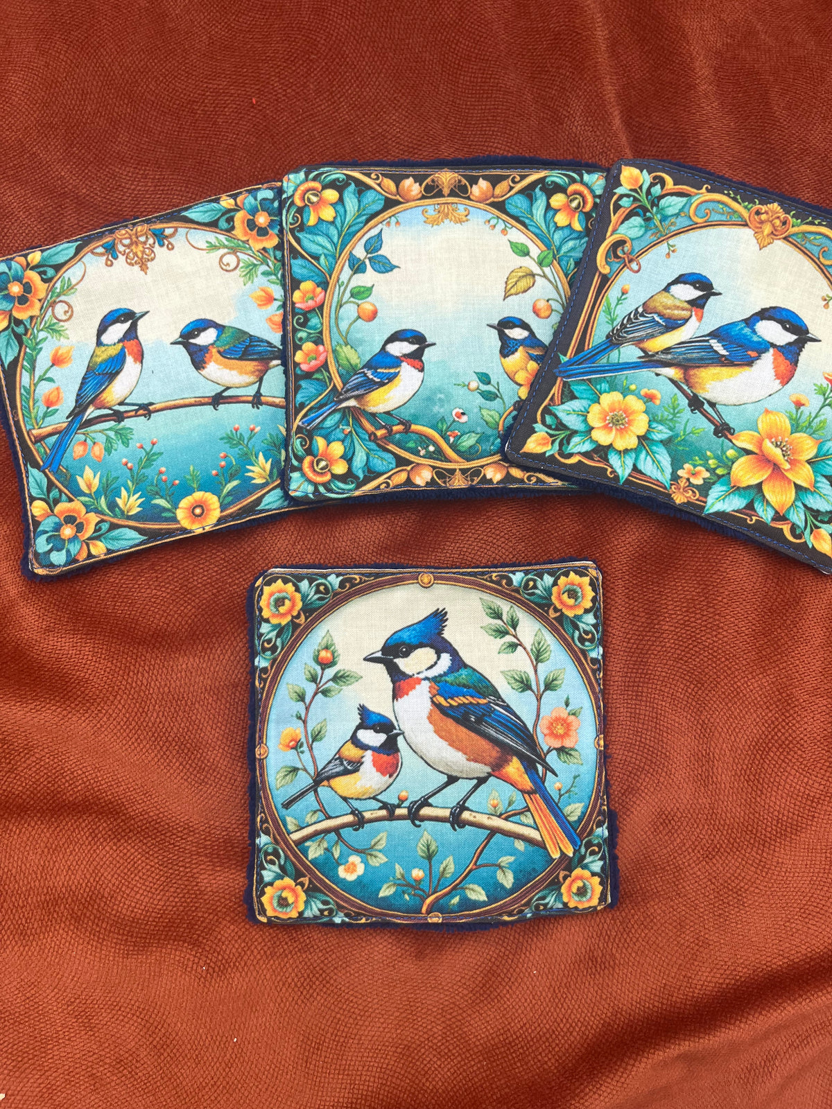 Lot de lingettes - Mésange Marine 2