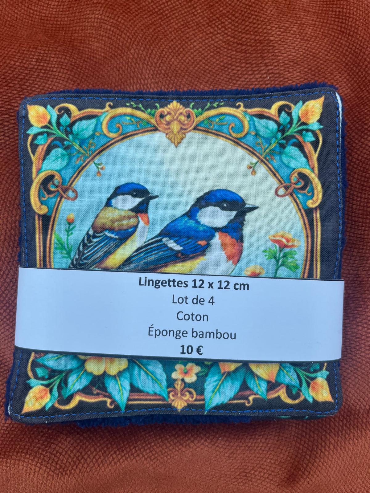 Lot de lingettes - Mésange Marine 2